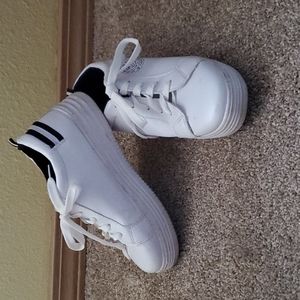 White fashion sneakers